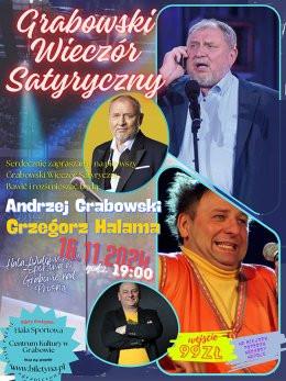 Grabów nad Prosną Wydarzenie Kabaret Grabowski Wieczór Satyryczny - Andrzej Grabowski i Grzegorz Halama