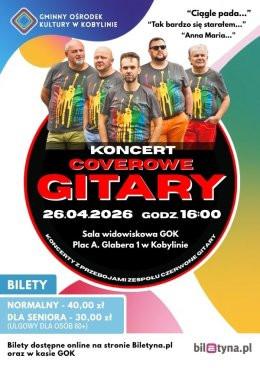 Kobylin Wydarzenie Koncert Coverowe Gitary - przeboje zespołu "Czerwone Gitary"